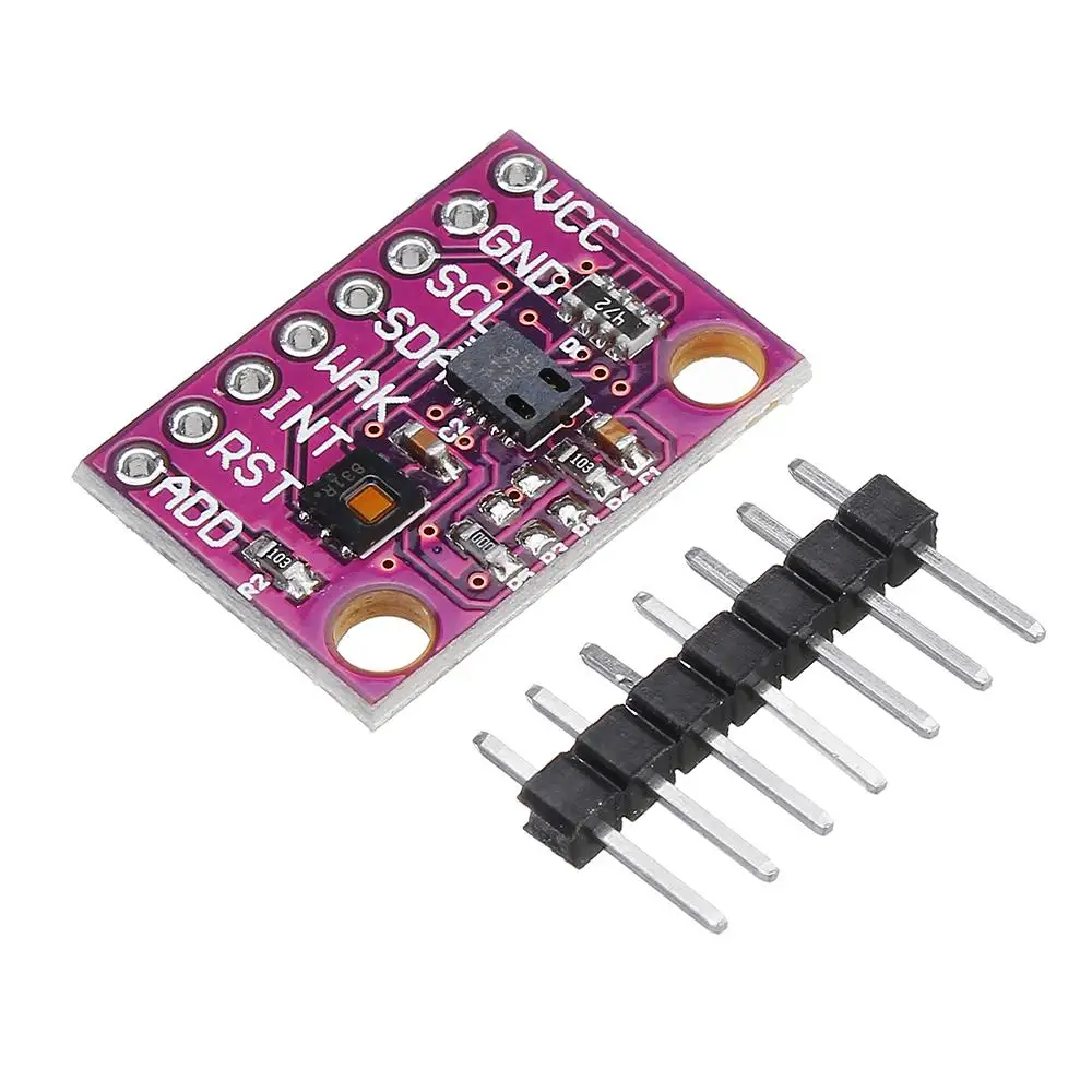 

CLAITE 3.3V CCS811 HDC1080 Carbon Dioxide CO2 Temperature And Humidity Sensor VOCs Air quality Monitor Sensor Module Winder