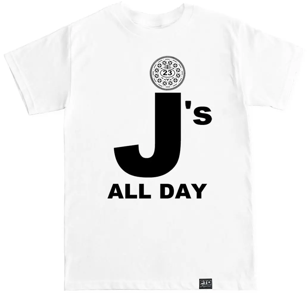 OREO Js ALL DAY Черный белый цвет Ретро 5 3 23 3lab5 цемента соответствия обувь футболка лето