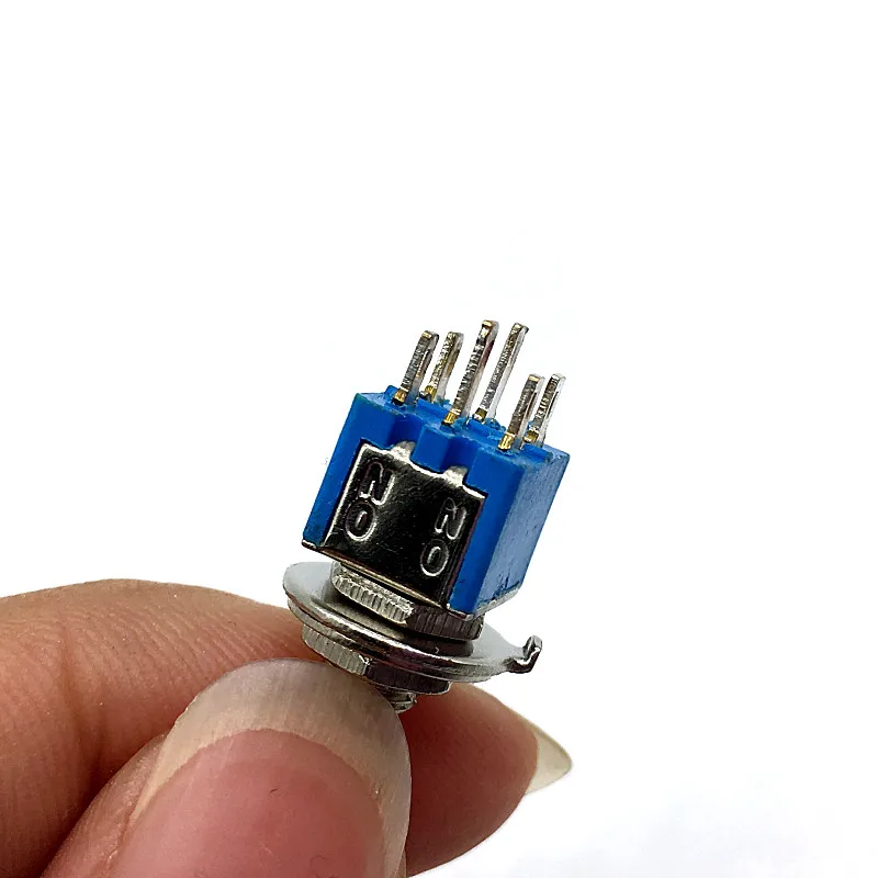 5 шт. 125 В/3 А SPDT 3 контактный DPDT 6Pin вкл./ВКЛ. 2 позиционный мини тумблер