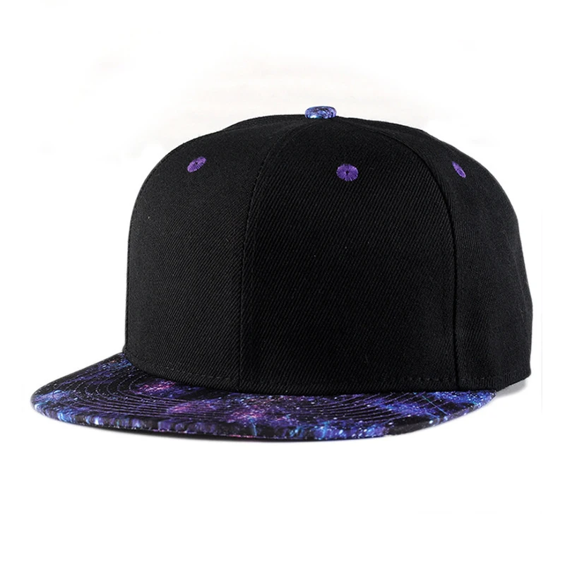 

WuKe Black Snapback Hats Baseball Caps Hip Hop Cap Full Hat Strapback Cap