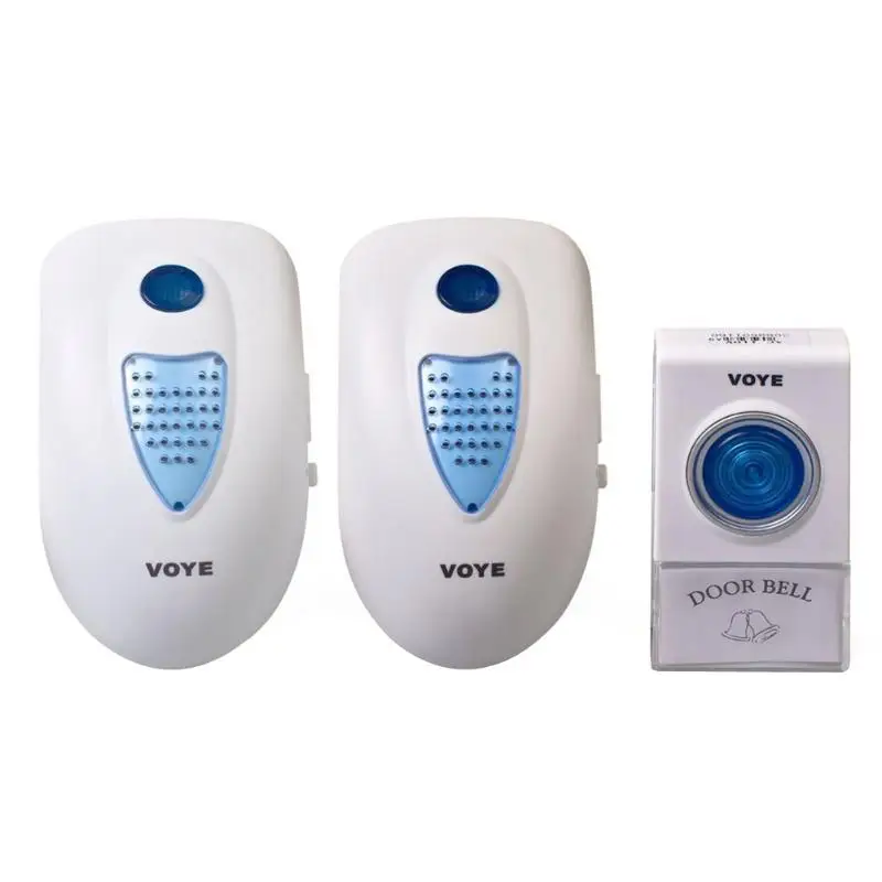 

LED Plug-in Wireless Digital Doorbell 1 Remote Control 2 Wireless Doorbell
