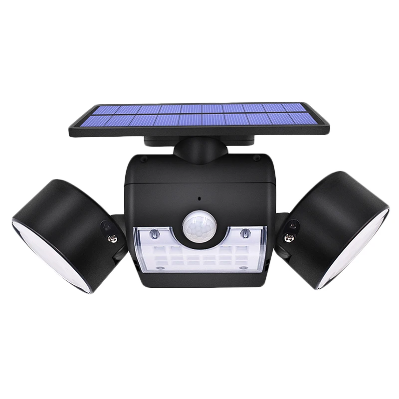 

Double Head Solar Lamp Outdoor Waterproof Garden Wall Solar Light With 30 Leds Adjustable Angle Security Lighting