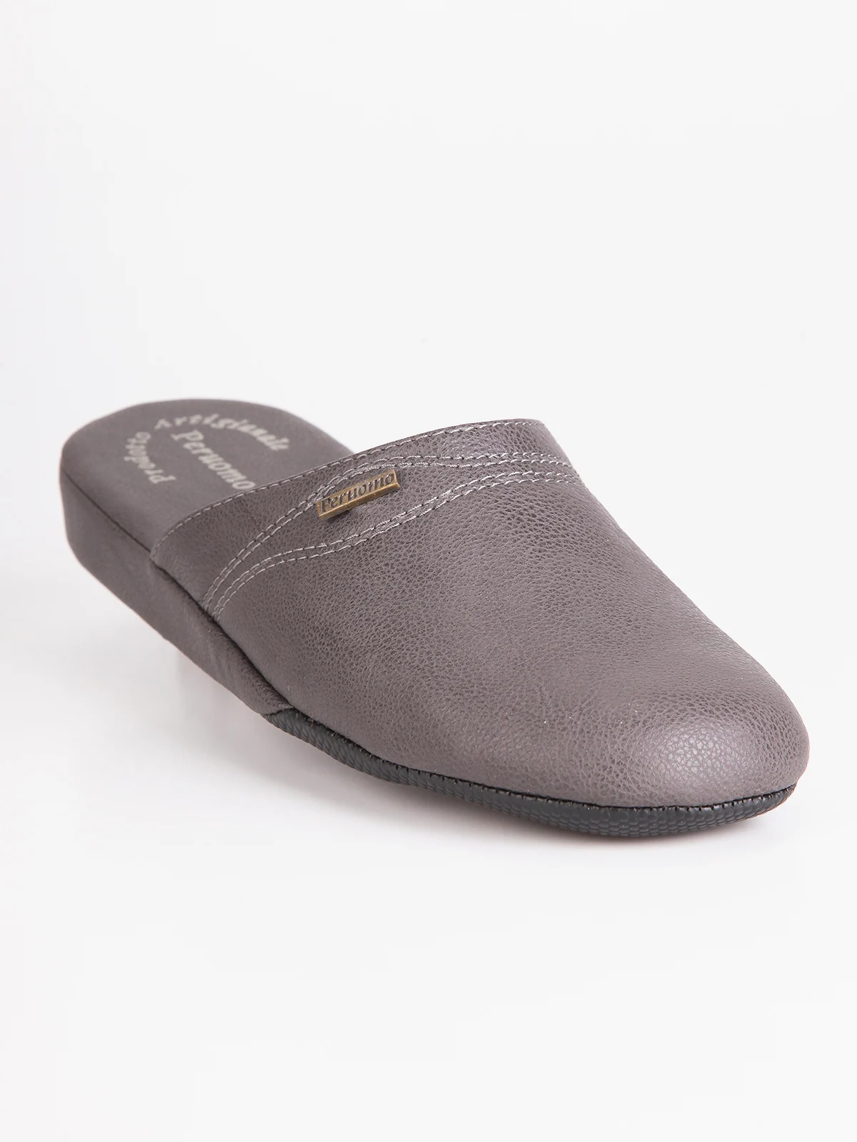 Slippers faux leather Grayin Slippers from Shoes on