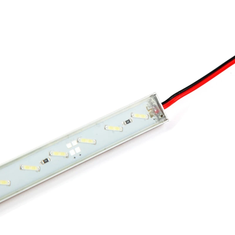 CLAITE 50 см 36 светодио дный LED светодио дный s LED жесткая лента 9 Вт SMD 7020 водосветодио дный стойкая Светодиодная лампа 12 В в 1440Lm светодио дный