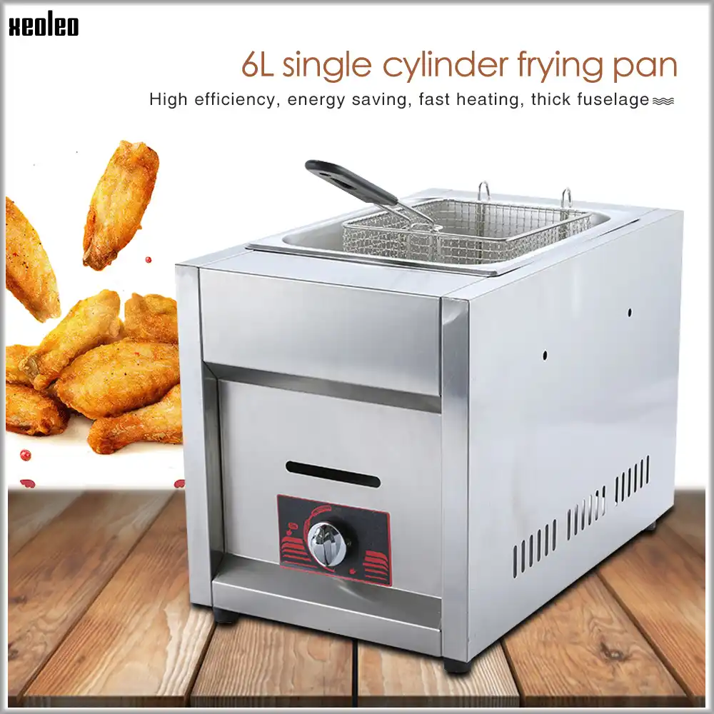 XEOLEO Commercial Fryer Deep fryer Frying mechine LPG Gas Fryer