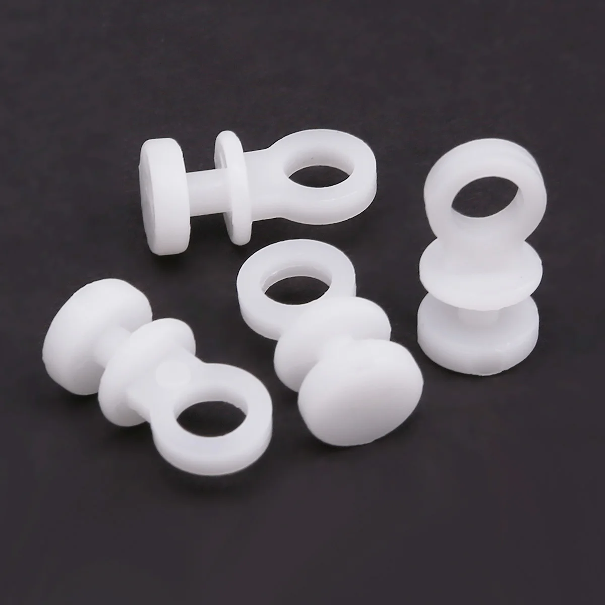 100X Plastic Rail Curtain Hook Rollers High Quality Curtain Tracks Accessories b