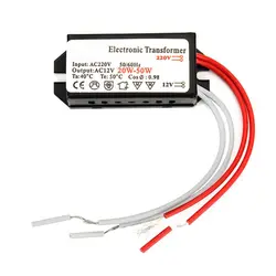 CLAITE светодиодный привод электронного трансформатора AC220V до 12 V Электронный трансформатор 20 W-50 W G4 для галогенной лампы Питание Новый