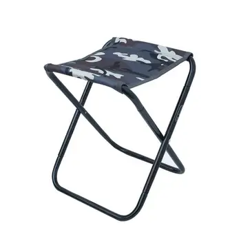 

Outdoor Folding Chair Aluminum Alloy Fishing Chair Camping Barbecue Stool Folding Stool Portable Travel Train Chair