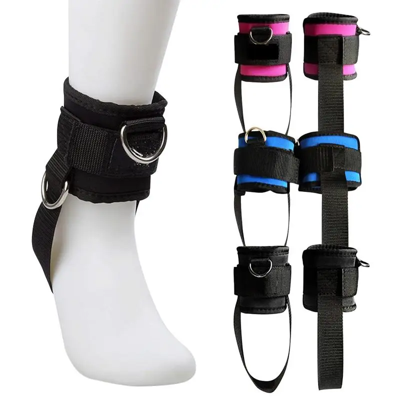 

Exercise Machine Attachment Ankle Cuff Adjustable Ankle Straps Workout Leg Training Bodybuilding Gym Equipment