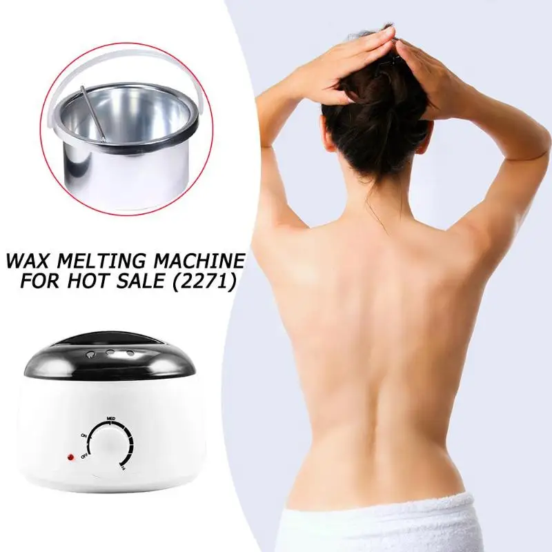 500/1000g Depilatory Wax Beans 500cc Melting Wax Machine Electric Hair Removal Hot Wax Beans Warmer Heater Pot Kit
