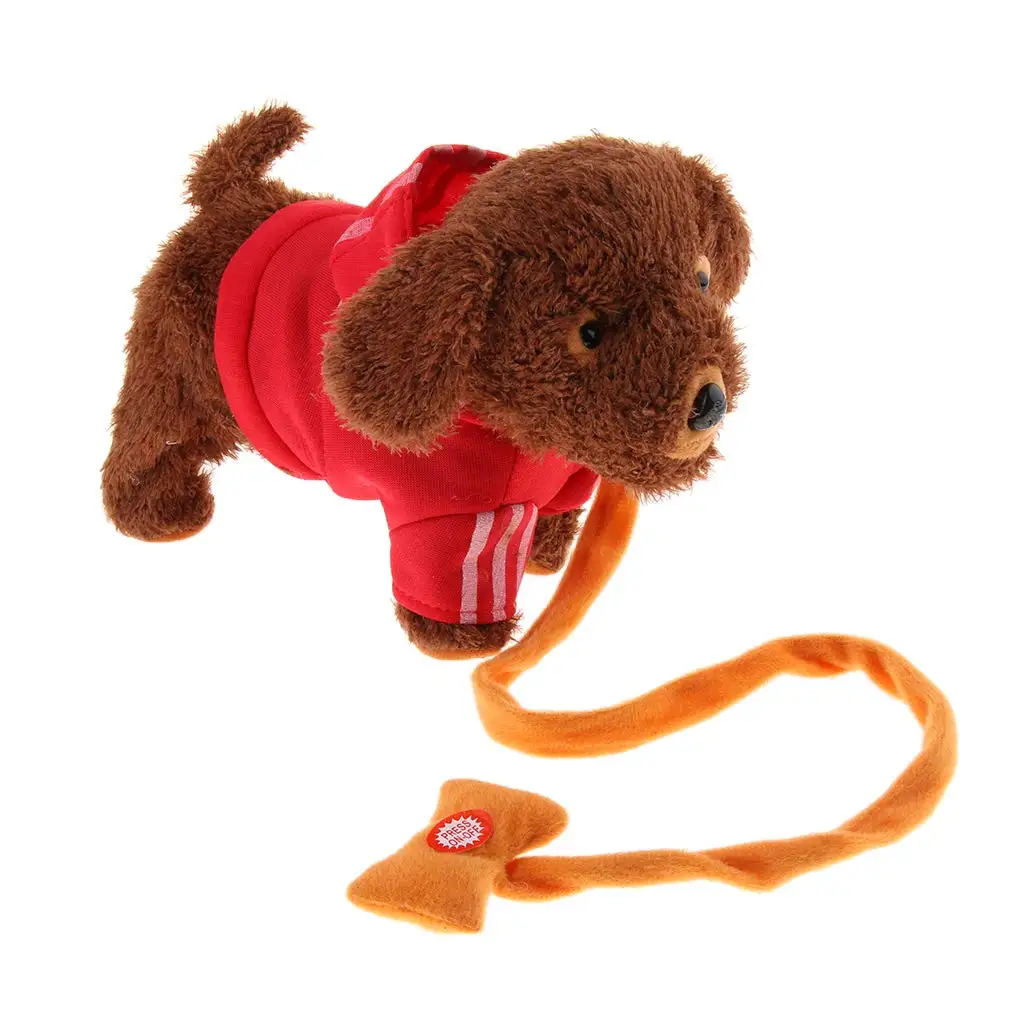 Электронный плюш Собака Мягкая игрушка "Щенок" ходячие лающие хвосты развивающие игрушки подарок на день рождения для детей малышей