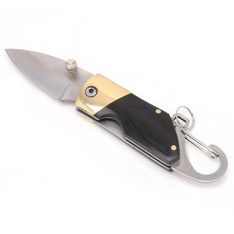 

razor sharp camp Cut fold Cutter open Outdoor utility knife peeler peel blade pare sharp Carabiner pocket parcel letter package