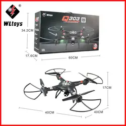 WLtoys Q303 Фирменная Новинка RC дроны 5,8G FPV 720 P Камера Drone 4CH 6 оси гироскопа RC горючего светодиодный свет Дрон