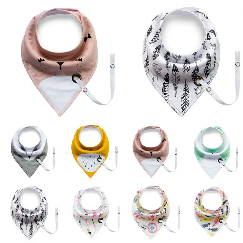 

Pudcoco US Stock Baby Boys Girl Toddler Bandana Triangle Saliva Towel Lunch Bibs res