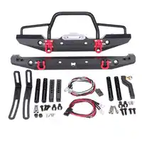 RC Rock Crawler Metal Front Bumper with Led Light for Axial SCX10 9004 High Quality RC Parts Accessories for RC Crawler 1/10 New