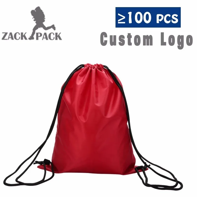 Drawstring Waterproof Backpack Male Bag Female wholesale Sports Pocket