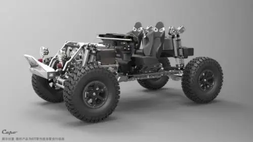 Капо 1/8 RC гоночный JKMAX металлический Рок Гусеничный автомобильный комплект