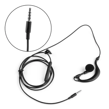 

3.5mm Single In-Ear Only Mono Earphone Earbud Headphone w/ Mic For Phone for Samsung