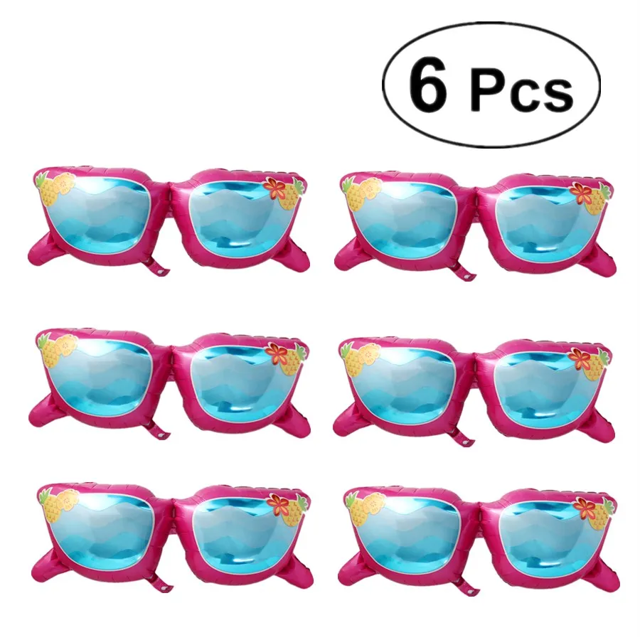 

Sunglasses Balloon Aluminum Foil Mylar Fun In The Sun Decorative Glasses Balloon For Birthday Halloween Beach Party Summer Party