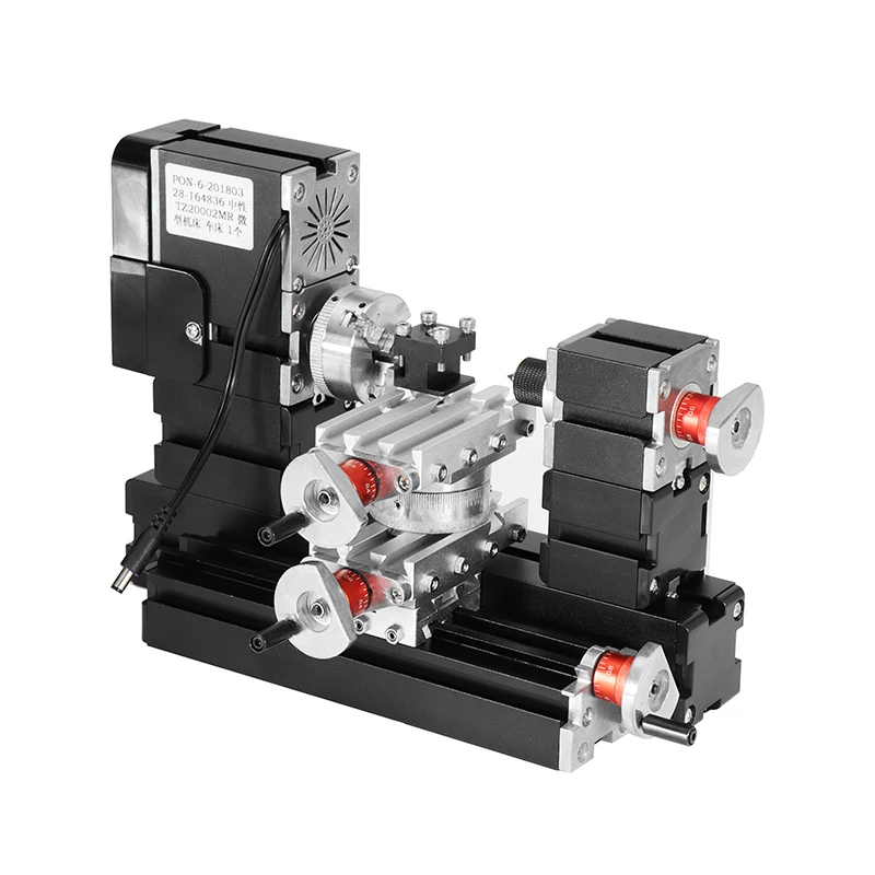 

12000rpm 60W Mini Metal Rotating Lathe DIY Woodwork Wood Lathe Model Making Tool Milling Machine Kit