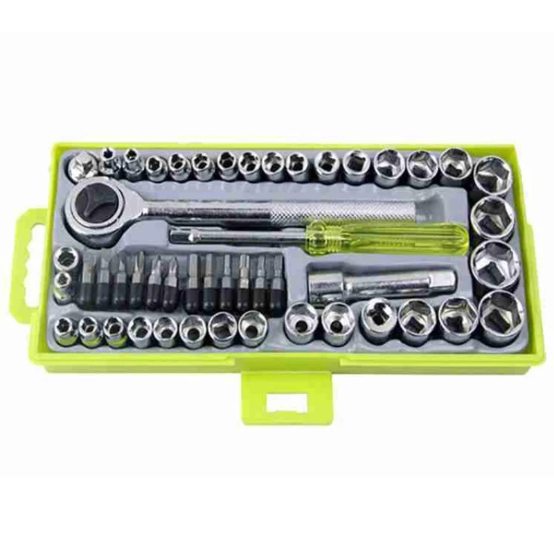 

50Pcs Household Sets Household Sleeve Tools Repair Auto Repair Tools Hardware Tools