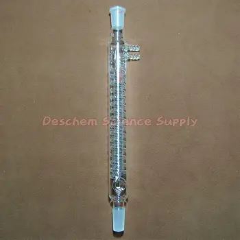 

300mm,24/40,Glass Spiral Reflux Condenser,New Advance Chemistry Lab Glassware