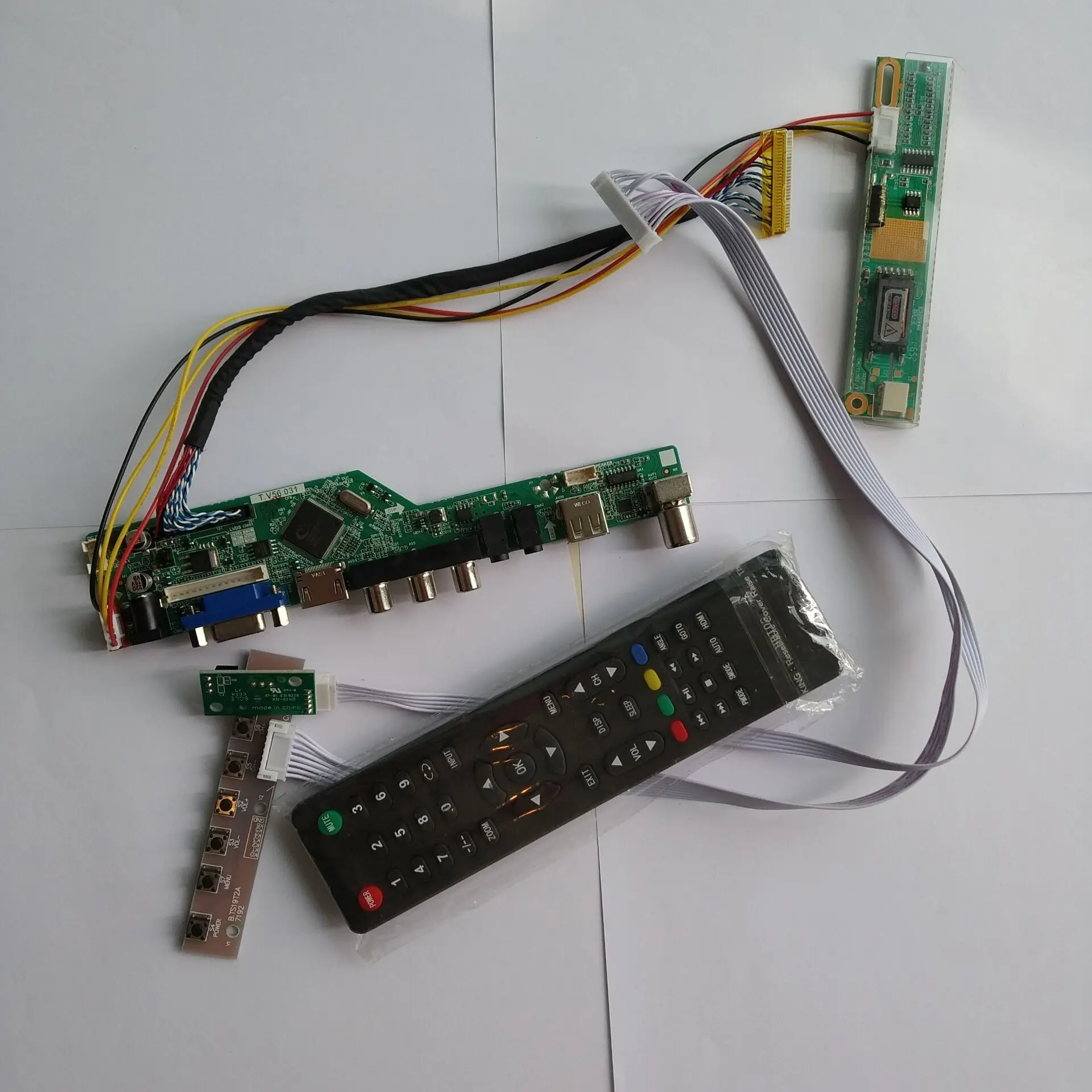 AV LCD LED TV HDMI USB VGA AUDIO 1 CCFL lamps card Controller Board For 15.4&quot LP154W01/B154EW08 1280X800 kit cable | Компьютеры и