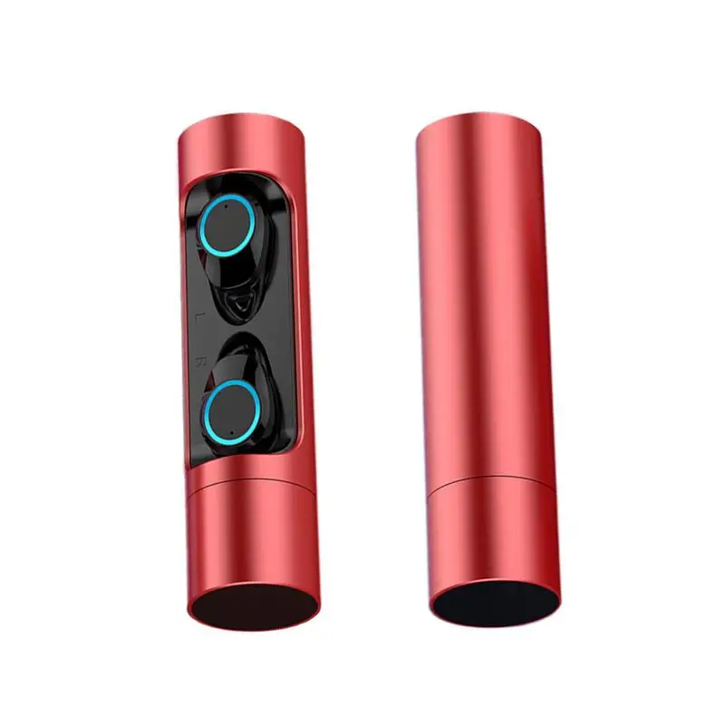 Беспроводное управление отпечатком пальца с сенсорным управлением Bluetooth V5.0 спортивные наушники-вкладыши водонепроницаемые наушники с зарядным устройством 800 мАч