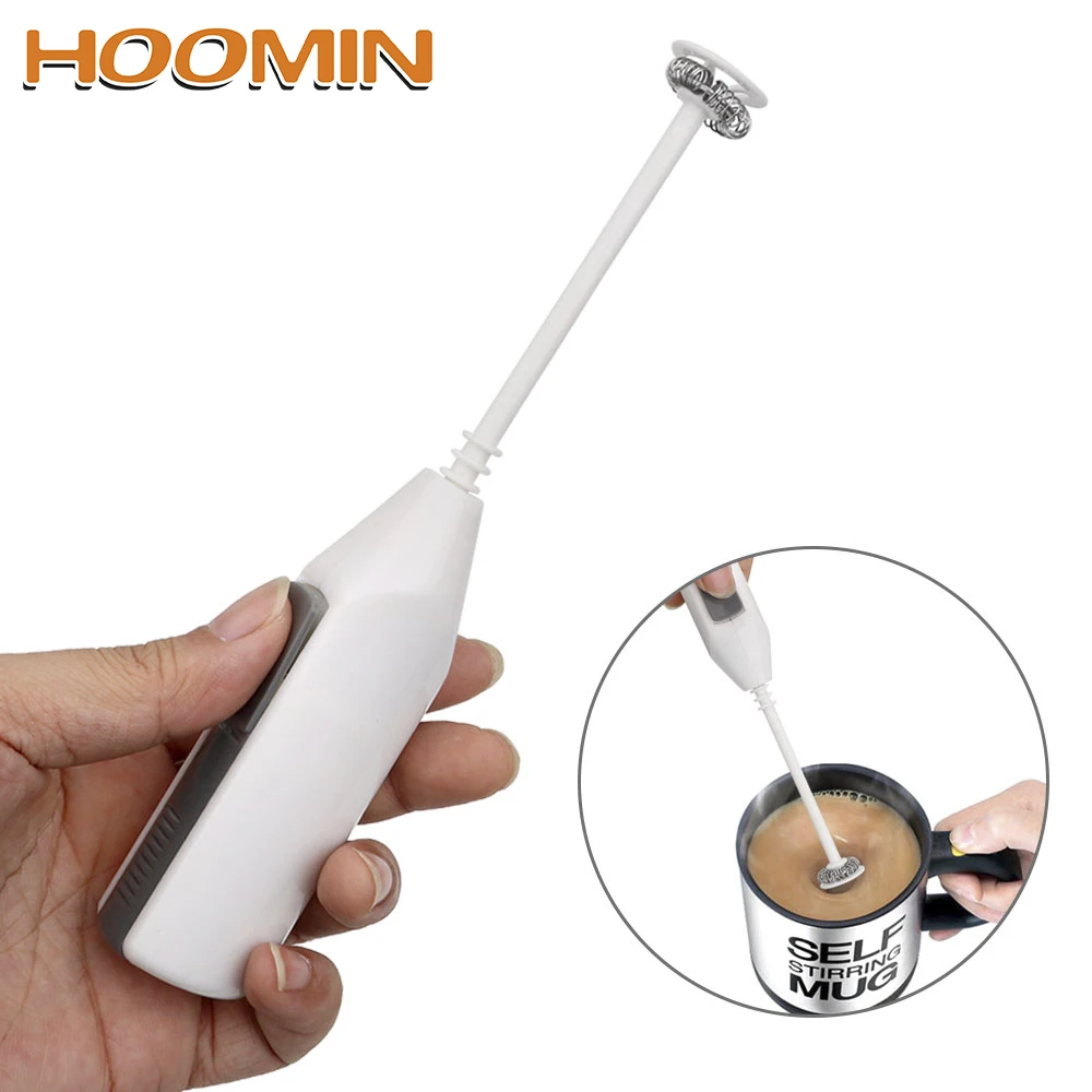 

HOOMIN Electric Egg Beaters Handle Mixer Gadgets Coffee Milk Frother Egg Tools Kitchen Tools