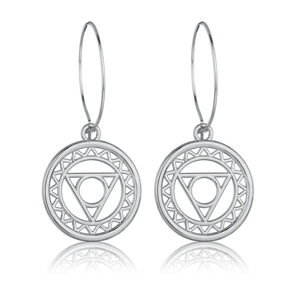 

Wholesale Women Big Round Earrings Trendy Geometric Shape Design Fashion Earrings For Women Girls Hand Made Earring Jewelry