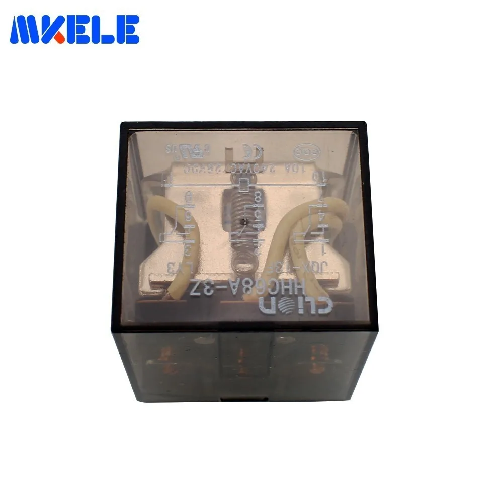 Миниатюрное твердотельное реле Ly2 Dc 24v Ac 220 V Dpdt катушка 8 контактов