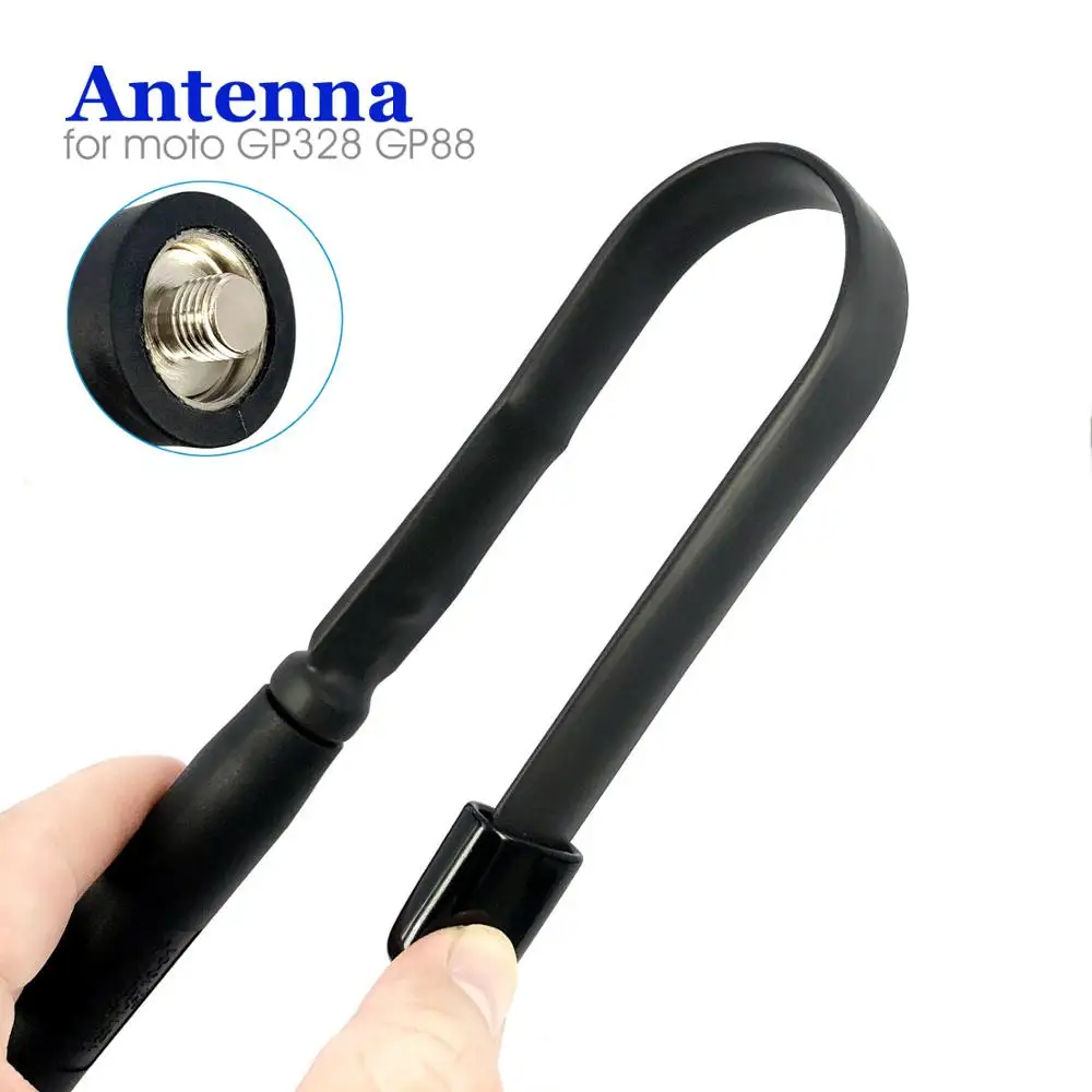 

Tactical Foldable Antenna For Motorola GP328 GP338 GP88 GP88S EP450 HT1250 Walkie Talkie Two Way Radio Dual Band VHF UHF 8W
