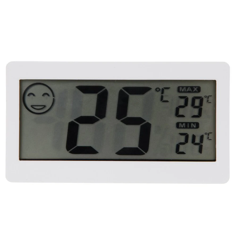 

HLZS-3.3 "LCD Mini Digital thermometer hygrometer temperature and humidity meter white