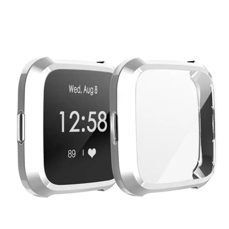 

Suitable for Fitbit Versa Lite Silicone Protective Case Electroplated Protective Cover TPU Case for Fitbit Versa Lite TPU Case