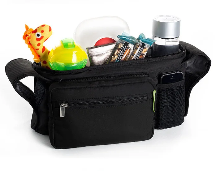 

Korean Stroller Bag Hanging Organizer Multifunctional Mommy Stroller Storage Bag Winter Accessories for Stroller Travel Pram Bag