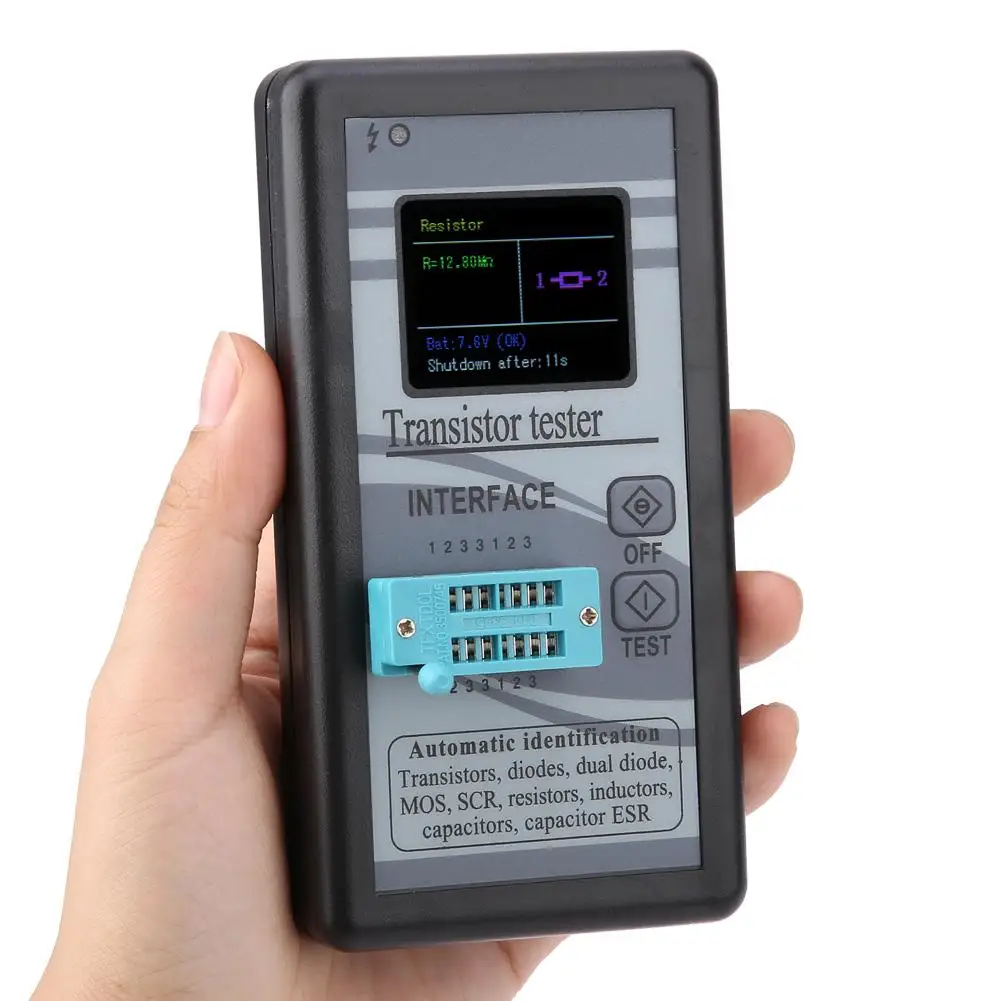 

Digital Transistor Tester Multi-functional LCD Display Digital Transistor Tester M328
