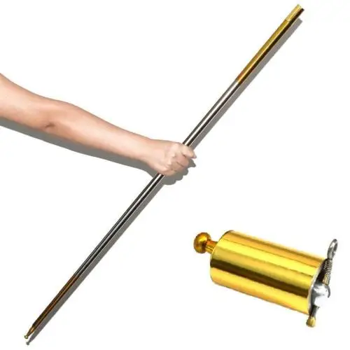 PORTABLE MARTIAL ARTS METAL STAFF Open Length 150 110cm POCKET STAFF