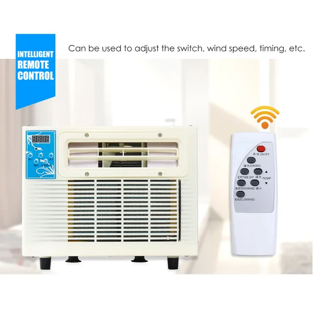 900w 220v Portable Heater Air Conditioner Window Desktop Air Conditioner Cooling Heating Cold Heat Dual Use Dehumidification New Air Conditioners Aliexpress
