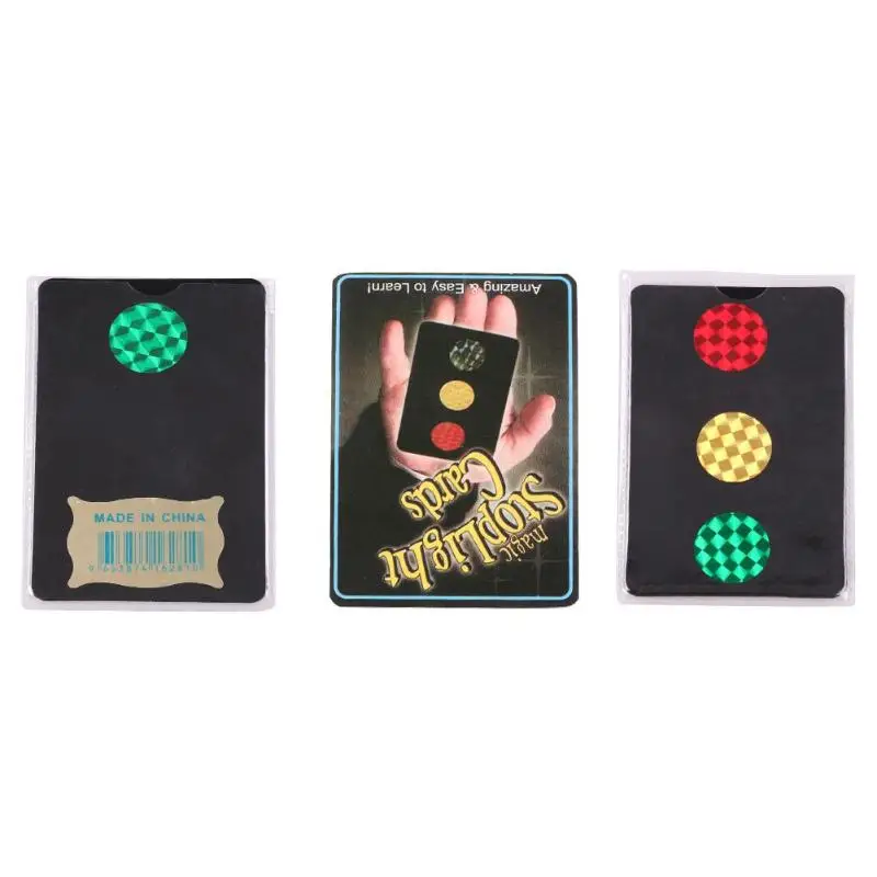 

Magic Stop Light Card Magical Traffic Light Toys Stage Tricks Performance Props
