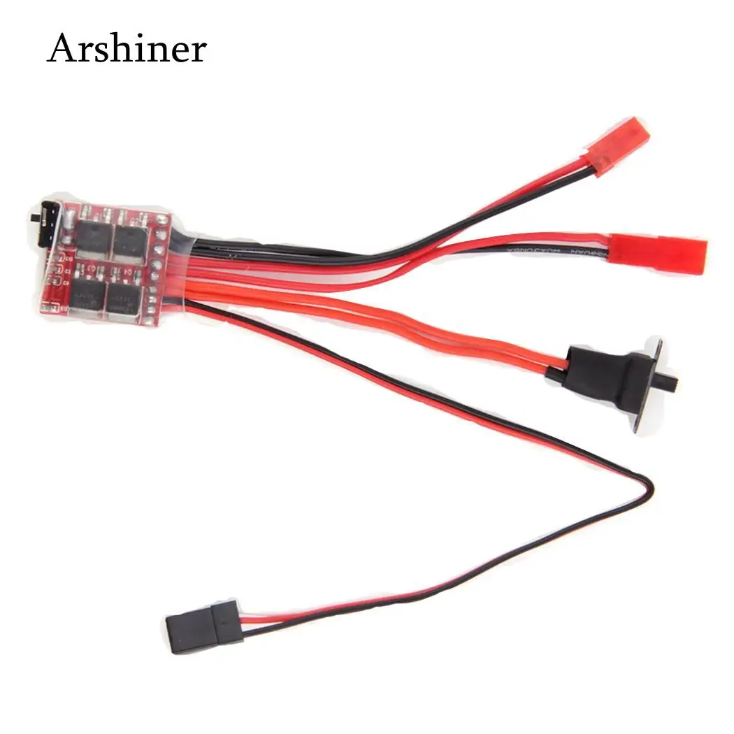 

3.0V-9.4V 2KHz Driver Frequency RC ESC 20A Brush Motor Electronic Speed Controller W/ Brake For RC Car Boat Tank