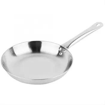 Cucina di casa di Frittura Pan Pratiche In Acciaio Inox Ispessimento Non-Stick Rivestimento Pan con Assistente Maniglia Soffriggere e di Frittura Pan