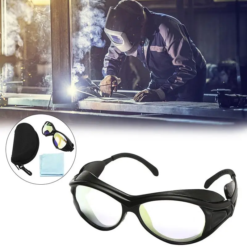 CO2 лазерный глаз Защитные очки ж/CO2 10600nm OD двухслойные Professional прозрачные защитные очки