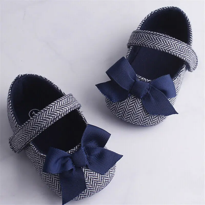 Детская летняя обувь 0-18 M для новорожденных Детское платье с бантом мягкие детские туфли обувь кроссовки на шнуровке мягкие первые ходоки