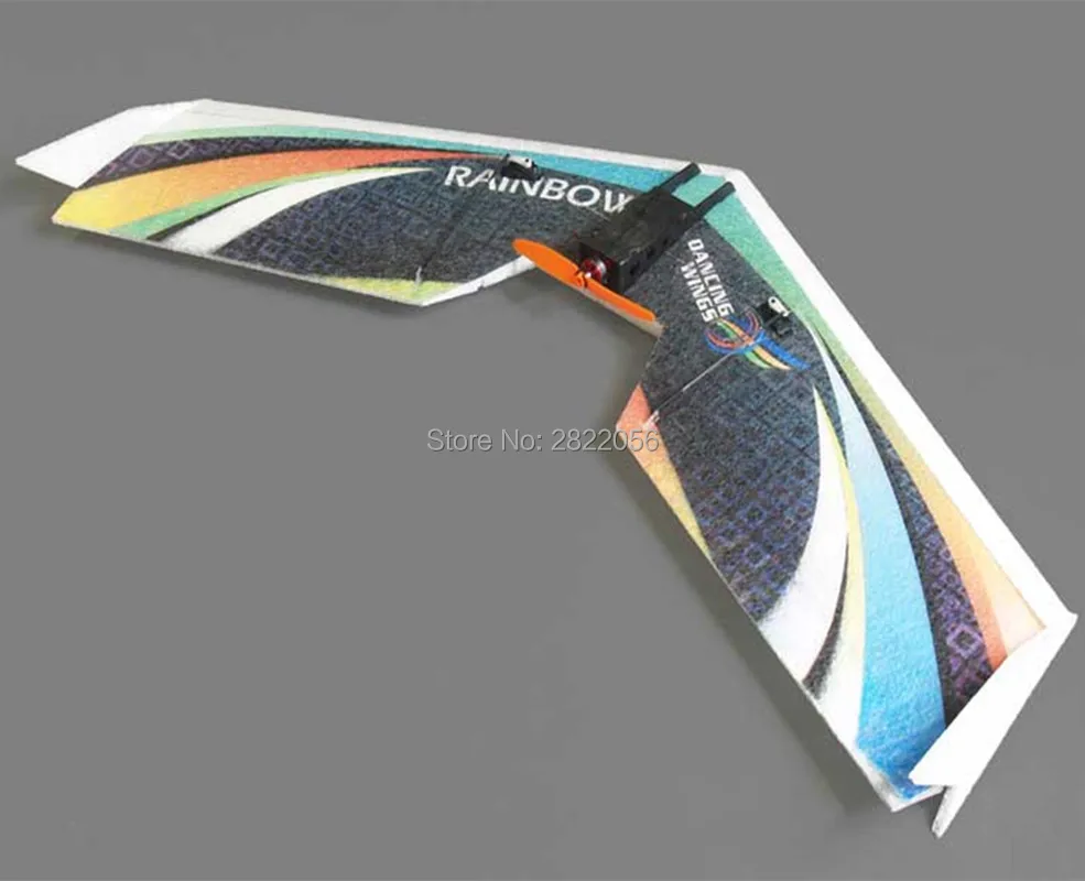Details about   Free shipping RC Plane EPP Airplane Model DW HOBBY Rainbow Fly Wing 800mm 