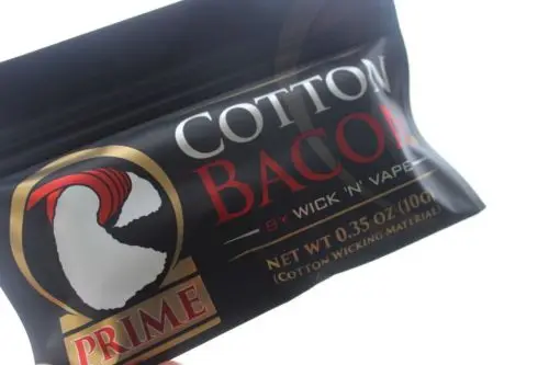 Новый вапорайзер Wick 'N' Vape1 хлопок BACON Prime органический 3 0 10 шт./пакет 100% чистый