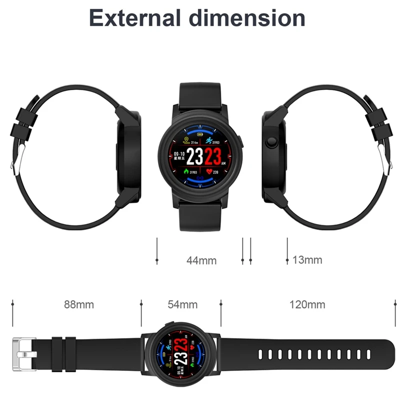 Dk02 Smart Watch Men Multi-Sport Mode Heart Rate Monitor Smart Health Fitness Tracker Smartwatch