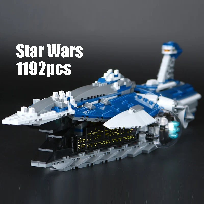 

Compatible Legoe 9515 Star Wars Lepin 05072 building blocks Limited Edition Malevolence Warship Figure toys for children