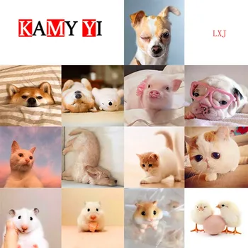 

5D DIY Diamond Embroidery Pet Family/animal mural Cross stitch Diamonds Mosaic Home decoration Diamond Painting LXJ