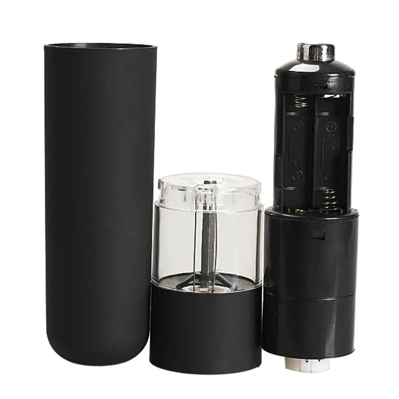 

New Electric Pepper Mill Herb Spice Mill Pepper Grinder with LED Light Pepper Electric Pepper Mill Kitchen Cooking Accessories