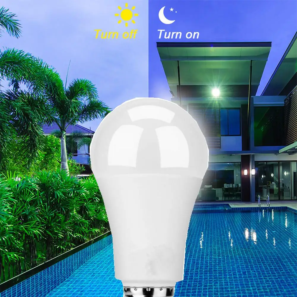 12W Ampoule E26/E27 световая сенсорная светодиодная лампа 85 265V PIR датчик движения умная